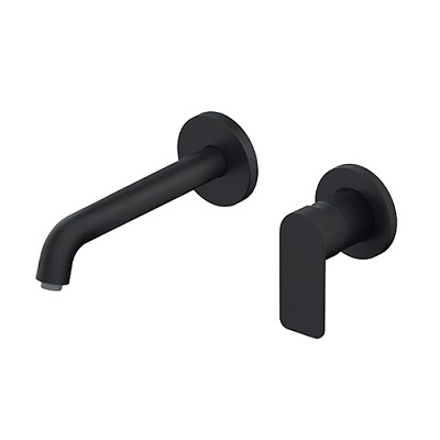 S2 BLACK MJEŠALICA ZA UMIVAONIK podžbukna izljev 170mm crna